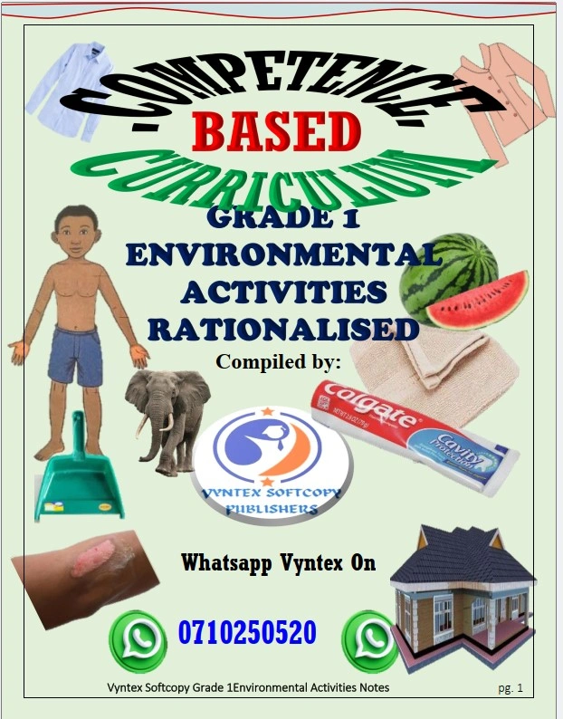 Grade 1 Environmental Activities Notes image 1