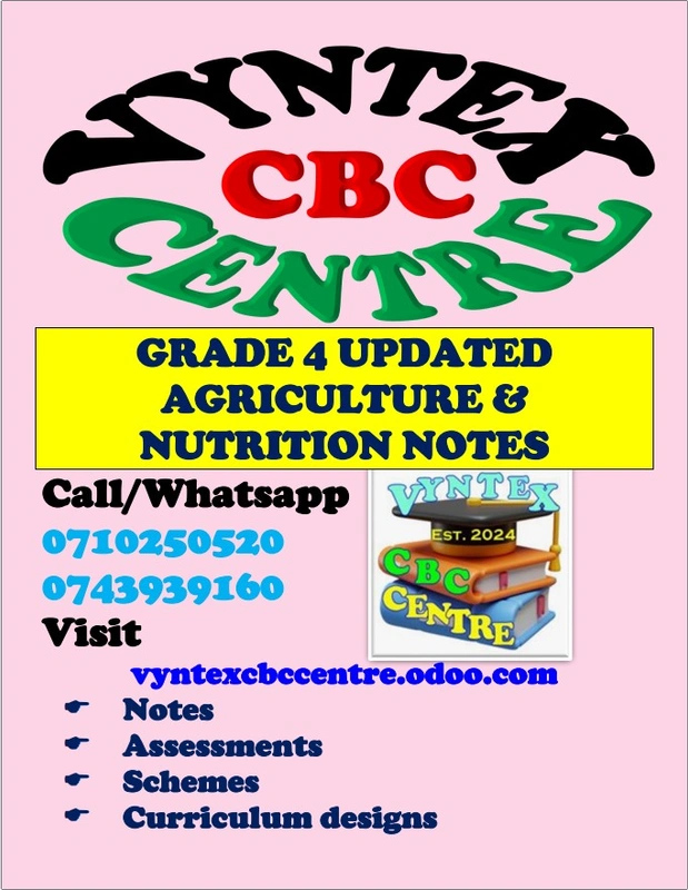 Grade 4 Agriculture Notes image 1
