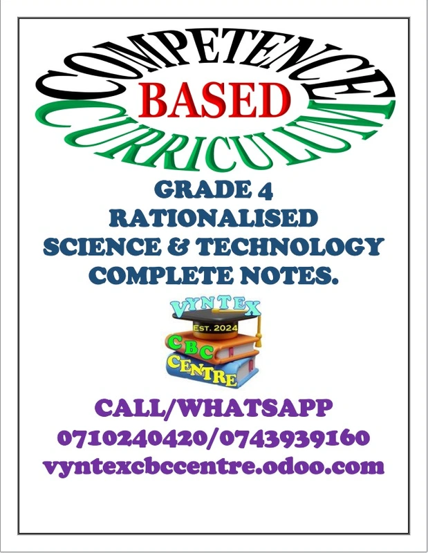 Grade 4 Science Notes image 1