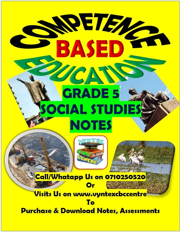 Grade 5 Social studies Notes image 1