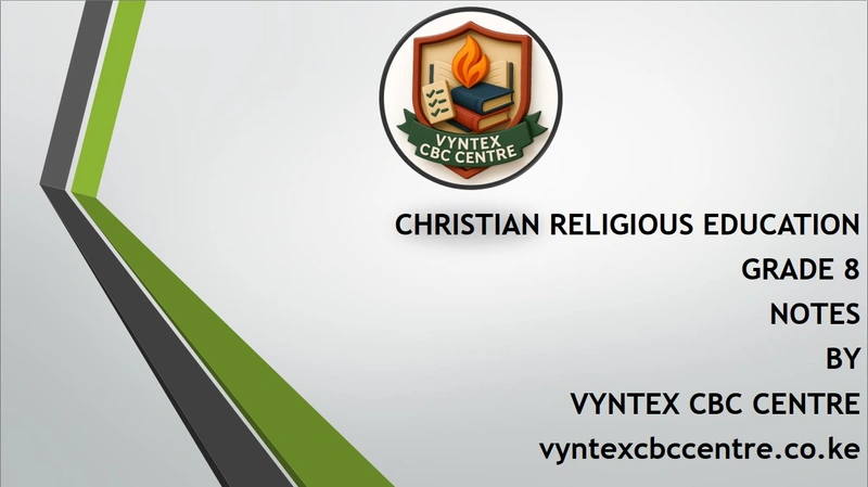 Grade 8 Cre Slides Notes image 1