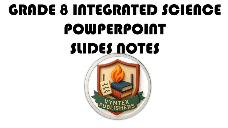 Grade 8 Integrated Science Slides image 1