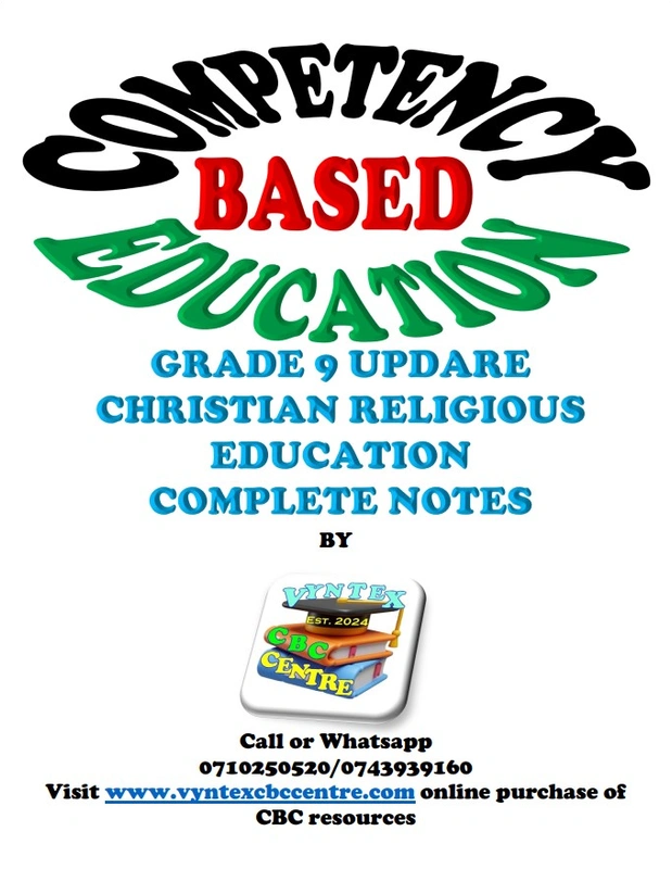 Grade 9 Cre Notes image 1