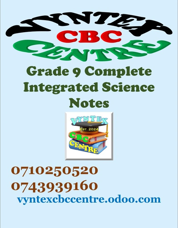 Grade 9 Integrated Science Notes image 1