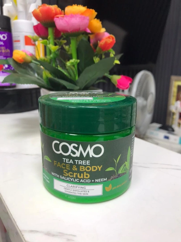 Cosmo Face and Body Scrub (Tea Tree) 1