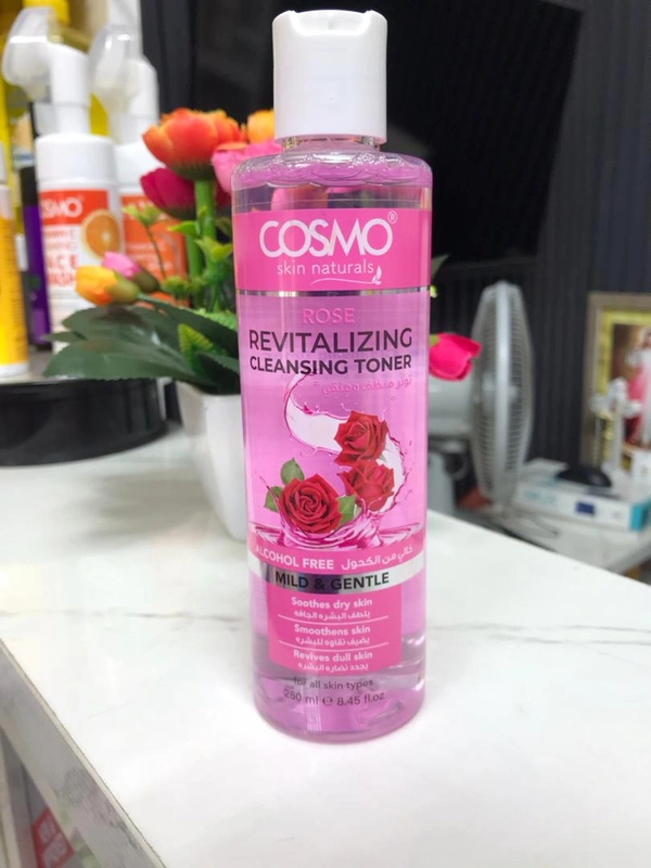 Cosmo Revitalizing Cleansing Toner (Rose) 250ml 1