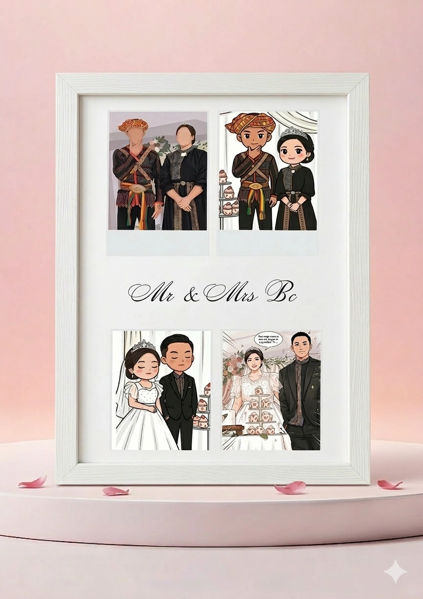 Polaroid Cherish Frame (A4 size) 1